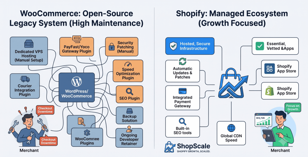 woocommerce to shopify migration south africa 